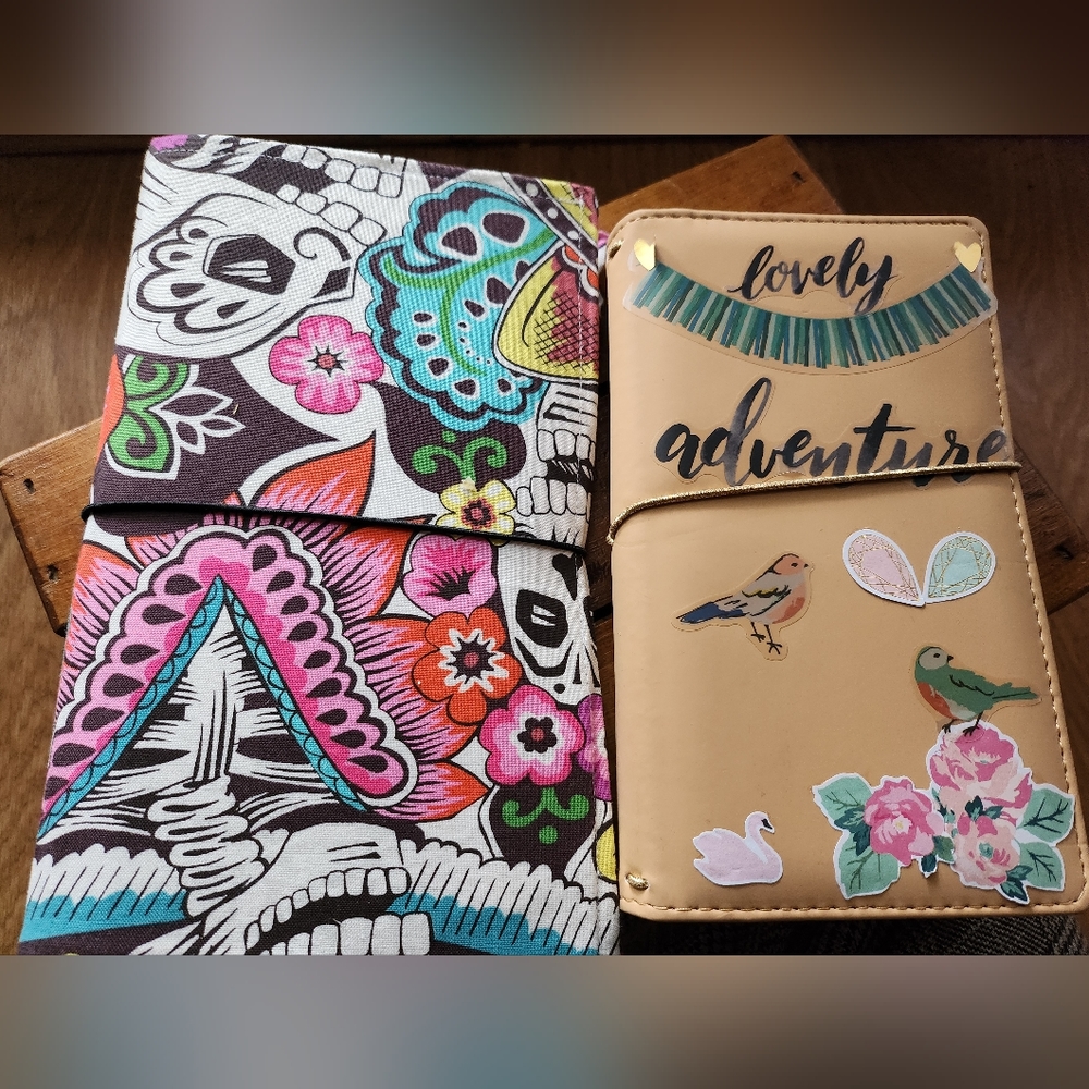 2 traveler's sized notebooks